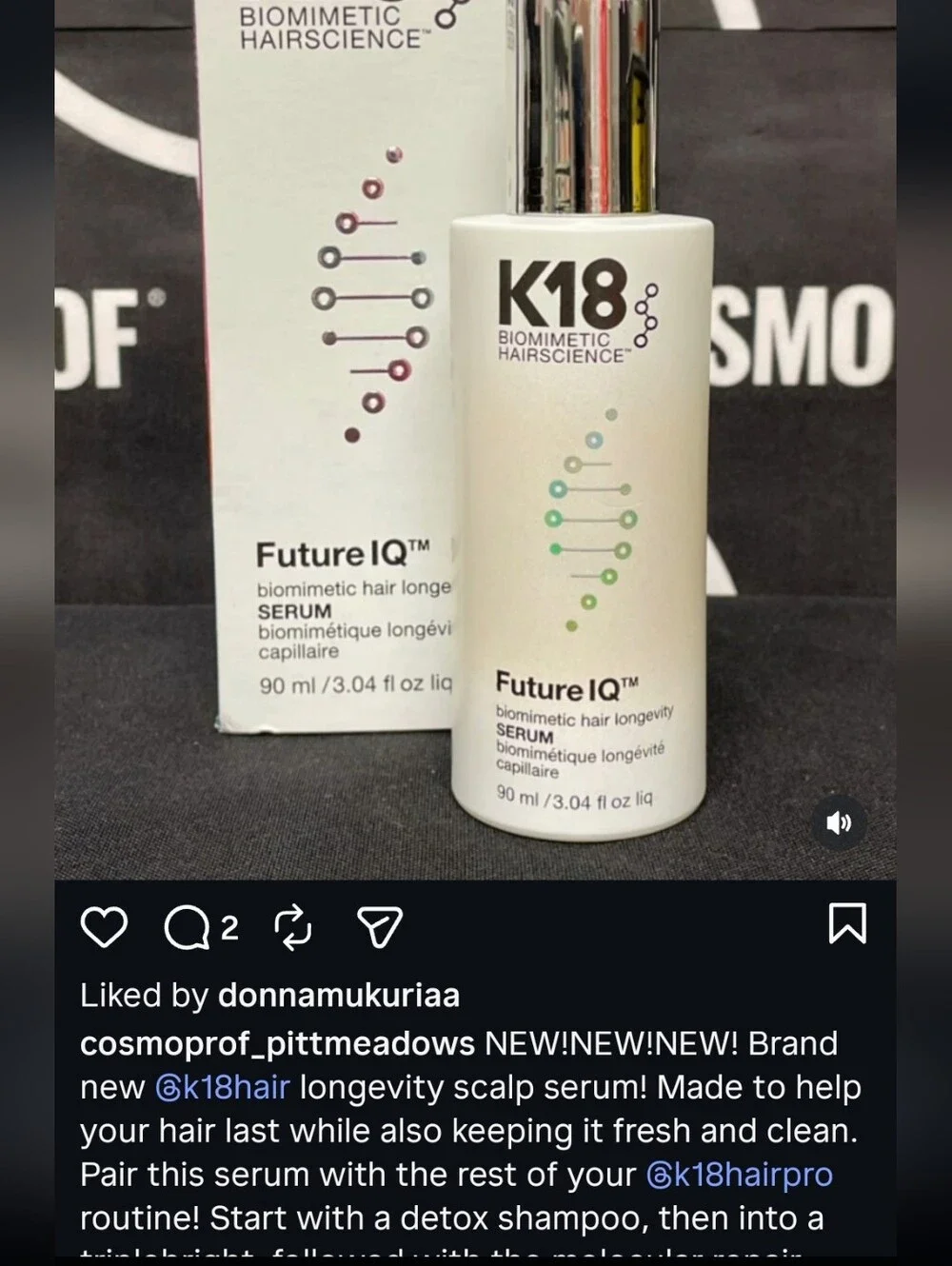 K18 Future I.Q. Biomimetic Hair Serum